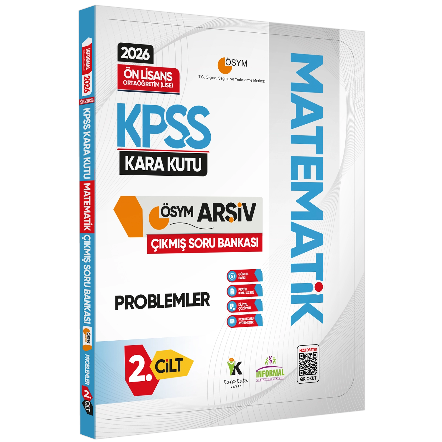 Kpss Önlisans/ortaöğretim Kara Kutu Paragraf Ve Problemler Ösym Çıkmış Soru Bankası 2li Set Çözümlü