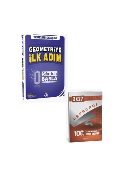 2027 Arı 2027 0 Sıfırdan Başla Geometriye İlk Adım+ Anla Kazan Paragraf