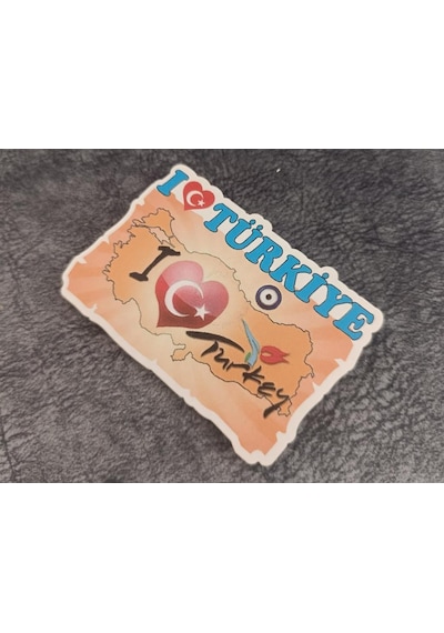 Magnet Harita Nazar Göz Turistik Buzdolabı Süsü Ahşap Magnet Mıknatıslı