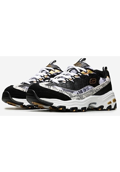 Skechers D'Lites - Runway Ready Kadın Siyah Sneakers 11918 Bwgd Siyah