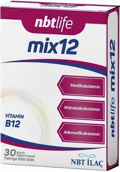 Nbt Life Mix12 B12 Ağızda Dağılan 30 Kapsül