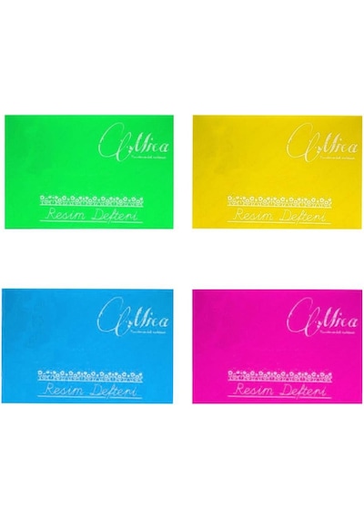 Gıpta Mıca 25X35 Resim Defteri 32 Yp 20572 4'Lü