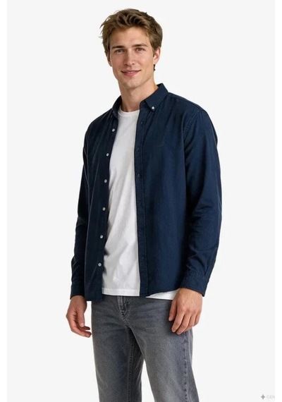 Nautica Erkek Lacivert Regular Fit Gömlek-24413