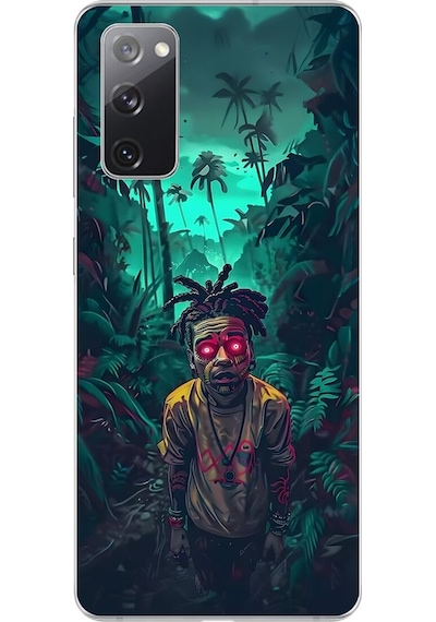 Samsung Galaxy S20 Fe Uyumlu Şeffaf Kılıf Aesthetic 7 Tasarımlı