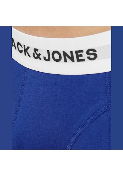 Jack & Jones Erkek 3'lü Boxer Paketi - Joe - 12271554 Navy Blazer