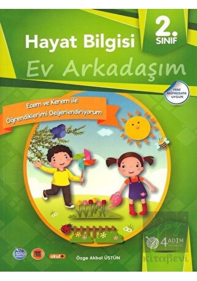 2. Sınıf Hayat Bilgisi - Ev Arkadaşım 4 Adım Yayınları  -  4 Adım Yayınları
