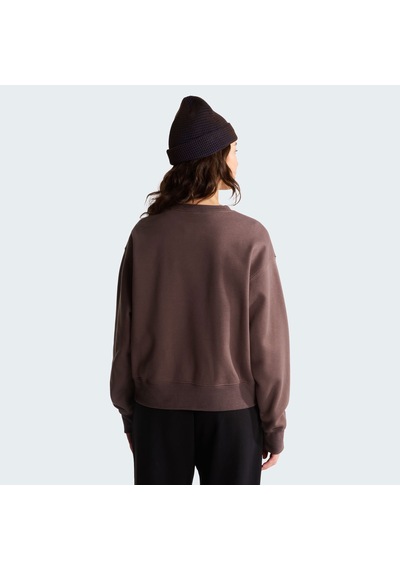 The North Face W Tnf Essentıal Sımple Dome Boxy Os Crew Kadın Sweatshirt Nf0a8hby1oı1 Kahverengi