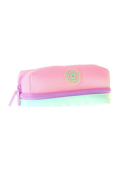 Lilac İki Bölmeli Kız Çocuk Lila - Pembe Okul Kalemliği Kalem Kutusu - K1850 Diğer