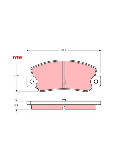 Arka Balata Fıat Croma 1.6/2.0/2.0ie/2.0ie Turbo/1.9t/2.5d/2.5td Tmpr 2.0ie Trw 793741/ 9940969