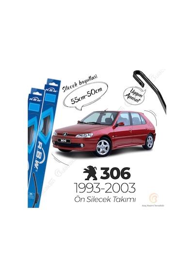 Peugeot 360 Muz Silecek Takımı (1993-2003) RBW