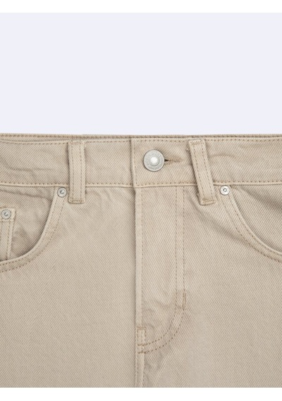 LTB Larrıe Baggy Orta Bel Bej Jean Pantolon