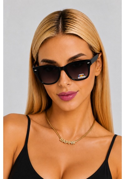 Wayfarer Yaylı Menteşe Polarize Cam Unisex Güneş Gözlüğü Çok Renkli