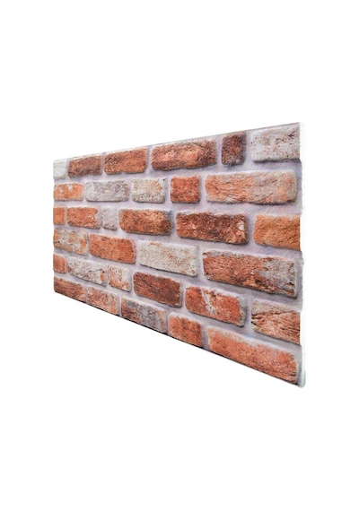 5 Adet X Tuğla Desenli 3D Strafor Köpük Duvar Kaplama Paneli (446785696)
