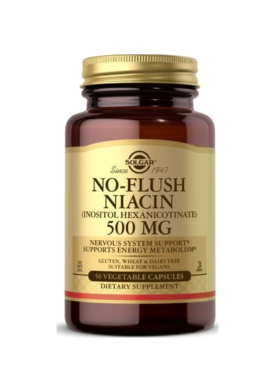 No Flush Niacin 500 Mg 50 Kapsül