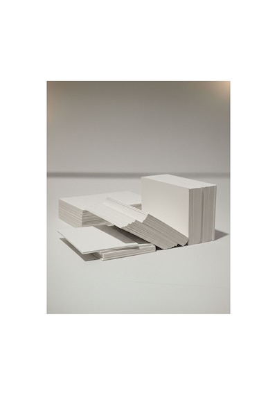 Boş Kartvizit Boy 50 Adet Kalın Not Kağıdı 8x5 Cm
