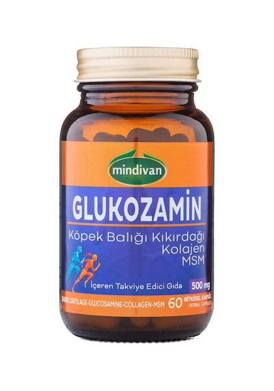 Mindivan Glukozamine, Köpek Balığı Kıkırdağı, Kolajen ve MSM 60