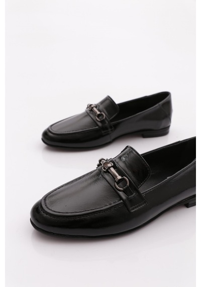 Dgn 506 Kadin Loafer Ayakkabi Siyah