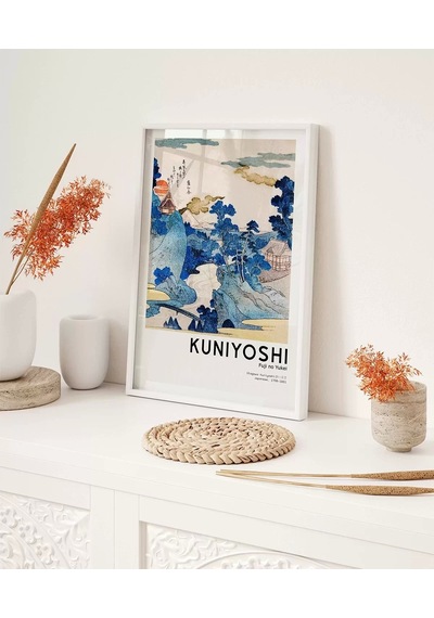 Çerçevesiz Poster Kuniyoshi Fuji No Yukei