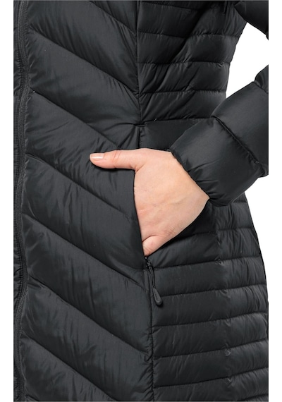 Jack Wolfskin 1207751 Tundra Down Coat W Siyah Kadın Mont