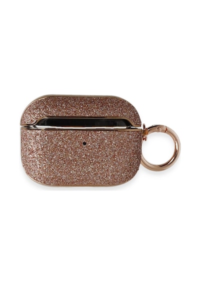 Apple, Uyumlu AirPods 3 3.nesil Spell Simli Kılıf - Rose Gold