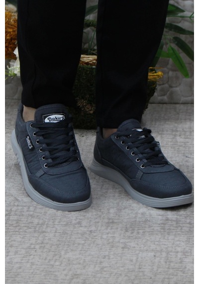 Fort Dks 2038 Füme Hafif Rahat Keten Sneaker Erkek Ayakkabı 001
