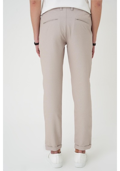 Efor Comfort Fit Beli Lastikli Bej Jogger Pantolon P 1181 Bej