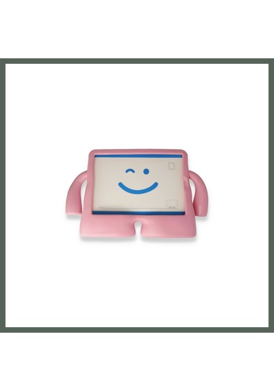 Bezos İpad 2025 10.9 10.nesil A16 Kılıf Karakter Tablet Silikon - Açık Pembe Bzstk