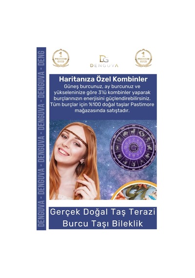 Bileklik Doğal Taş Ayarlanabilir Su Geçirmez Enerji Hediye Terazi Burçları Burç Unisex Bileklik Çok Renkli