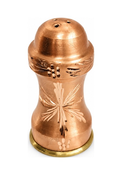 Aura Copper El İşlemeli Bakır Tuzluk Dekoratif Sofra Tuzluğu Ve Baharatlık Ac-tz-001