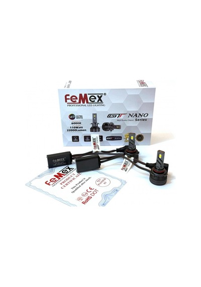 Femex Hyundai İx35 Makyajlı 2013-2015 Kısa Uzun Far Led Ampul Gt Nano Pro Hır2 9012