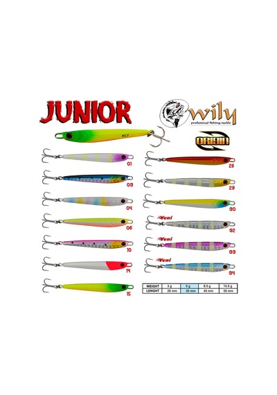 Wily Junior Jig 5 Gr 3.5 Cm