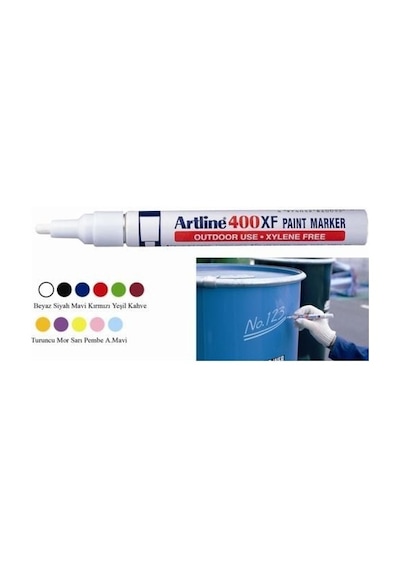 Artline Ek400Xf Paint Markör Kırmızı