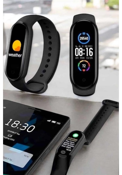 Akıllı Bileklik Fitness Ve Zindelik İçin Akıllı Bileklik Adım Sayar, Kalp Atışı, Uyku İzleme