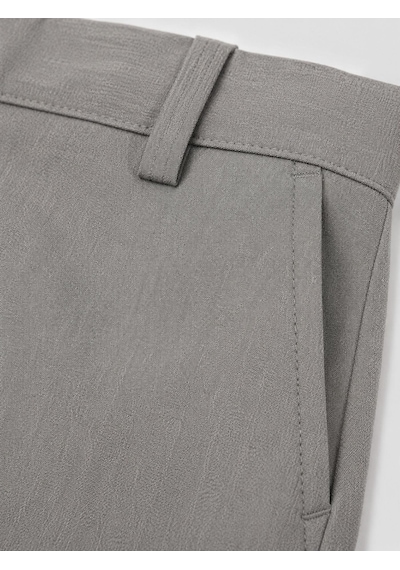 Classics Men Caserta Comfort Fit Likralı Boru Paça Erkek Kumaş Pantolon - 7711 gri
