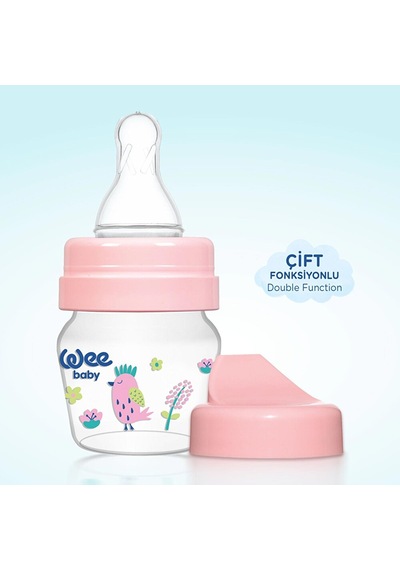 778 Wee Baby Mini Pp Alıştırma Bardağı Seti Pembe 30ml 3 Adet Çok Renkli