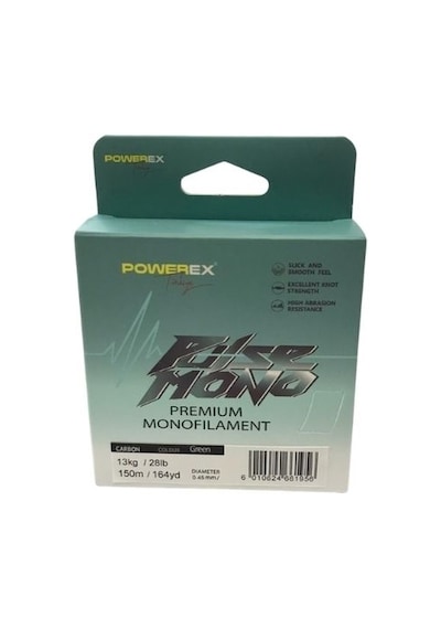 Powerex Pulse Yeşil 150m. 0,37mm. 8.49kg. Carbon Monofilament Misina