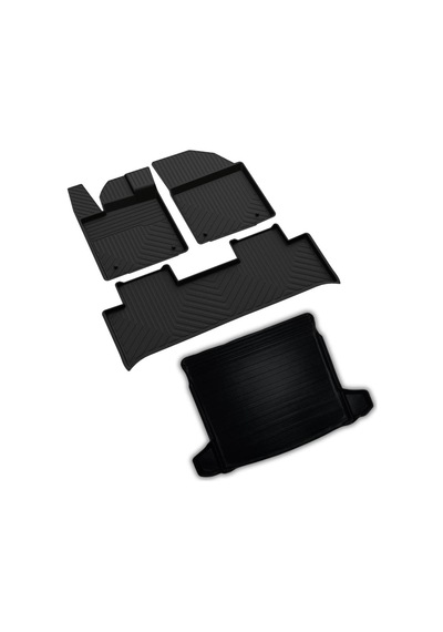 Ferrous Autoaccessories Togg T10 X İle Uyumlu 4d Paspas Ve 3d Bagaj Havuzu 2023 Ve Üstü Açık Bej