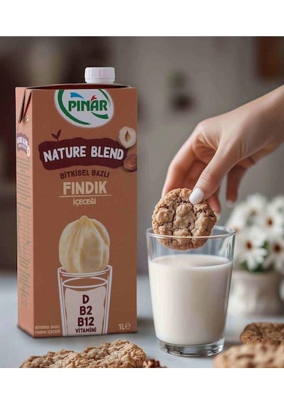 Pınar Nature Blend Bitkisel Bazlı Fındık İçeceği 1 Lt X 6 Adet