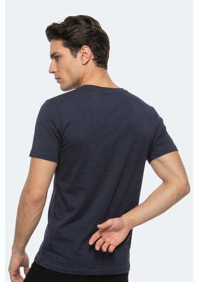 Slazenger Rıvaldo T Erkek Lacivert Tişört
