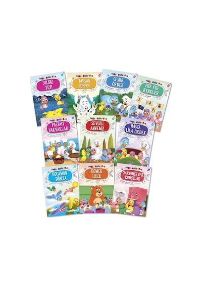 Mini Masallar 4 Set-10 Kitap Takım - Nalan Aktaş Sönmez - Timaş Çocuk
