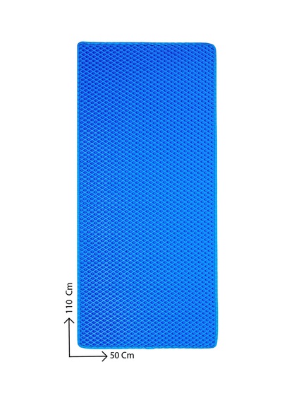 50x110 Cm Hücreli Kedi Kumu Paspası Kedi Matı Kedi Tuvalet Önü Paspası Mavi