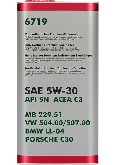 Fanfaro FF6719-5ME API SN ACEA C3 5W-30 Motor Yağı 5 L