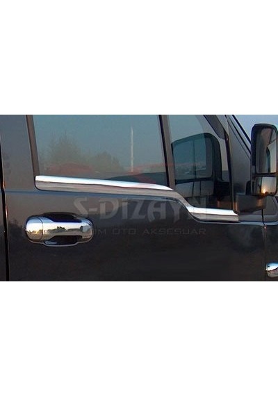 S-Dizayn  Ford Connect Krom Cam Çıtası 2 Prç 2009-2014