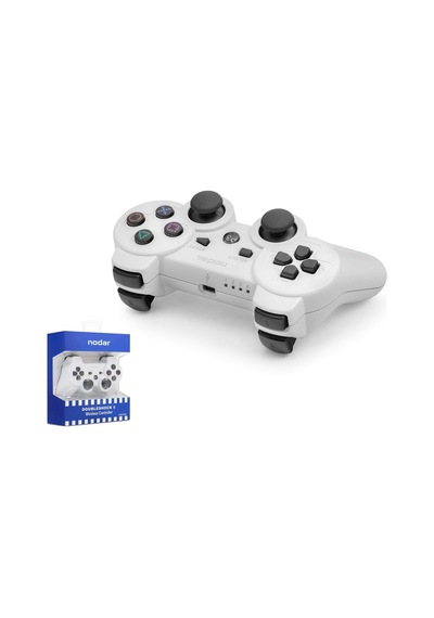 Ps3 Kablosuz Gamepad Nodar Nd600 -beyaz