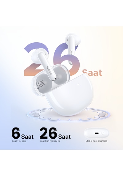 Ugreen Hitune H5 True Kablosuz Kulak İçi Bluetooth Kulaklık