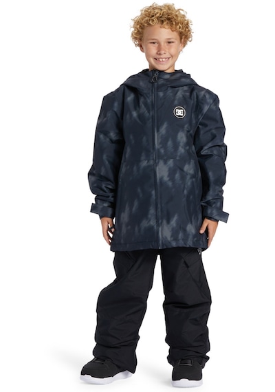 Dc Dc Basis Print Youth Erkek Çocuk Siyah Snowboard Ceketi Xkk