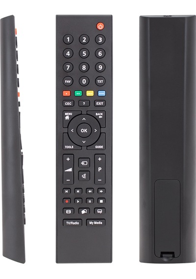 Arçelik Uyumlu-my Media Tuşlu Lcd Tv Kumanda Rc3214803-tp6187r-p1-m7485