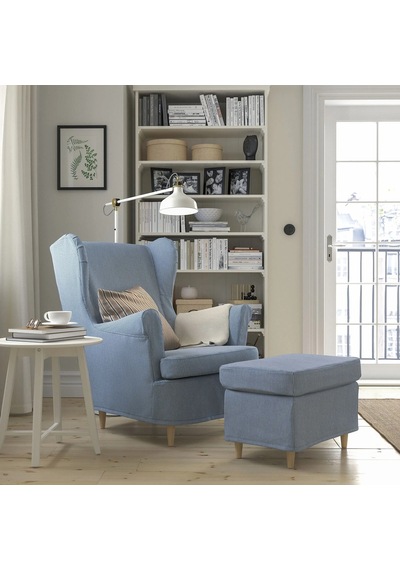 Ikea Mavi Konforlu Kanepe - Tekli Koltuk Kılıfı