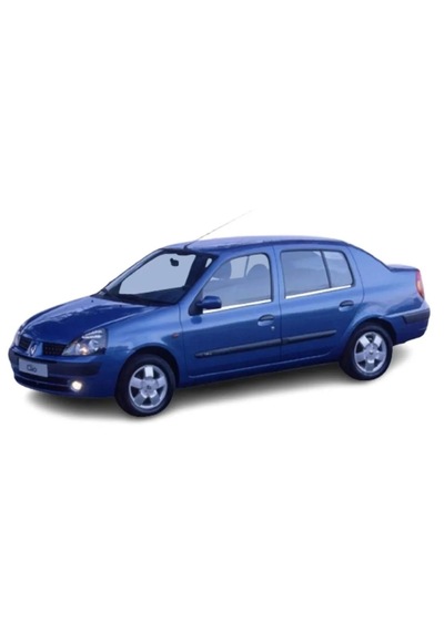 Renault Clio 2 Symbol Krom Cam Çıta 4 Prç P.çelik 1998-2005 Arası