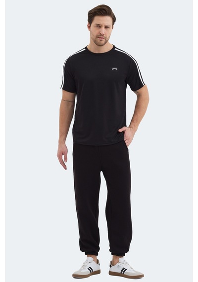 Slazenger Rewınd Erkek Siyah Tişört